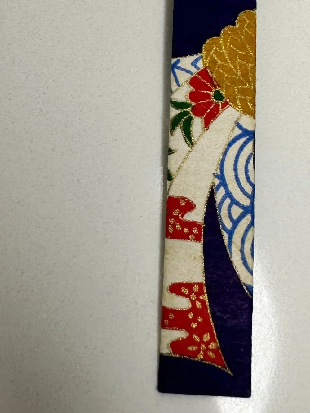 Japanese Chiyogami Origami Kimono Girl Bookmark – Traditional Paper Art